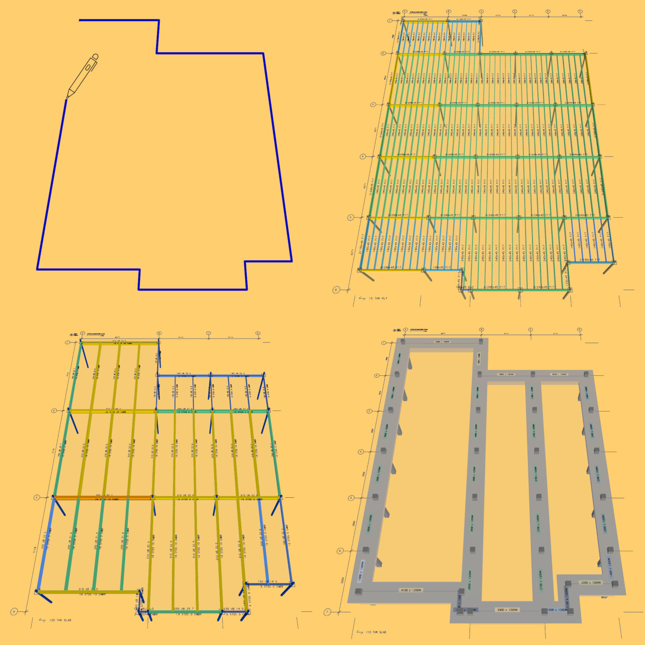 Outline to Structural Framing